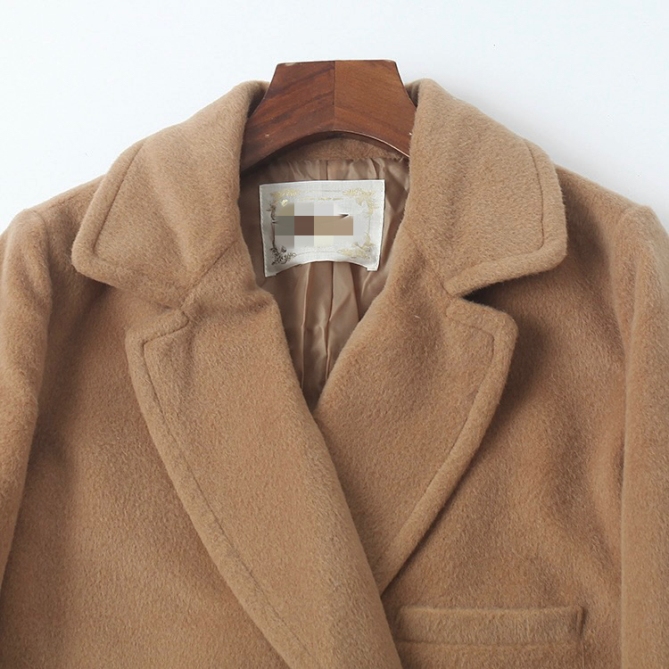 เสื้อโค้ท peacoat เสื้อโค้ทเฟอร์ โค้ทสักหลาดสีน้ำตาลกากี แบรนด์ DISCOAT(Japan)