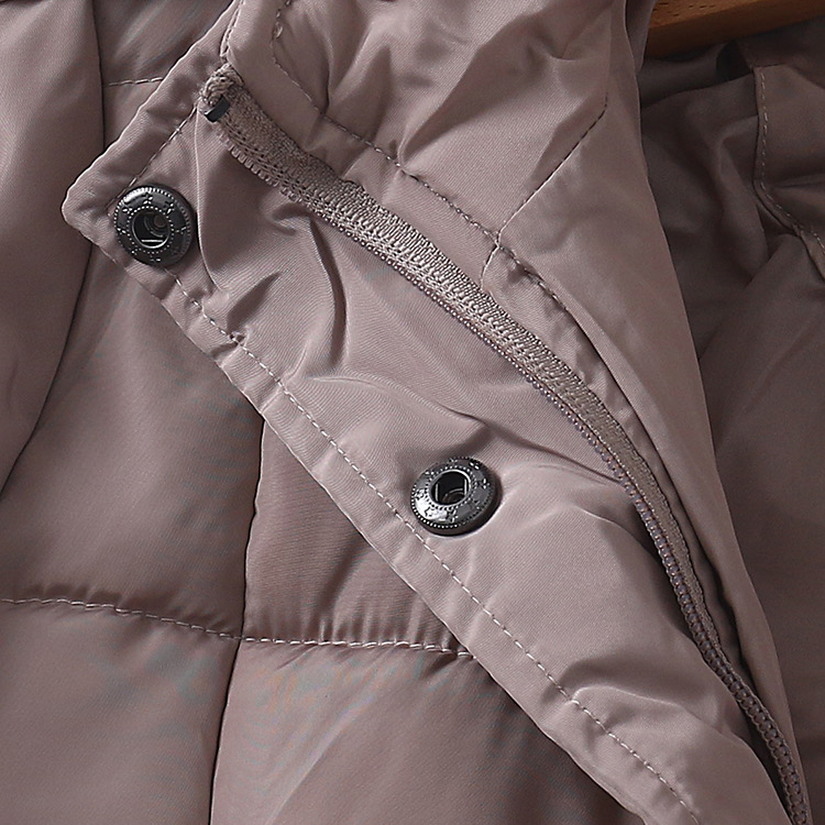 U.S. Polo ASSN. เสื้อกันหนาว เสื้อฮู้ดเฟอร์ บุนวมอุ่น สีนู้ดกะปิ แบรนด์ U.S. POLO ASSN. (padded puffer coat สำเนา กะปิ