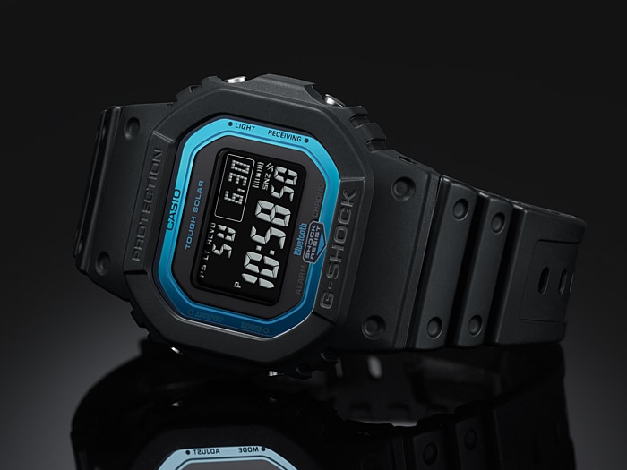 CASIO G-SHOCK นาฬิกาข้อมือ นาฬิกากันน้ำ นาฬิกาของแท้ ประกันศูนย์ CMG 1 ปี รุ่น GW-B5600-2 นาฬิกาสีดำ