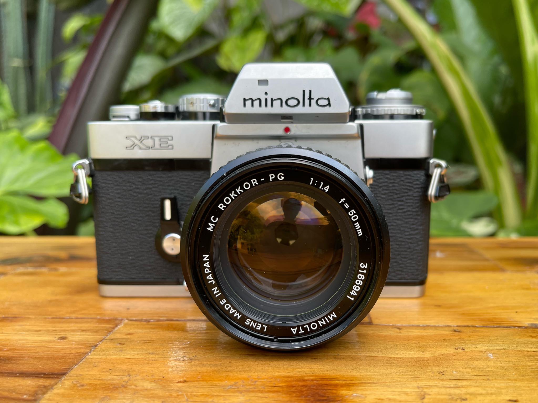 MINOLTA XE + MINOLTA MC ROKKOR-PG 50MM.F1.4