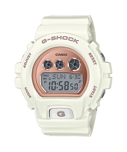 CASIO G-SHOCK นาฬิกาข้อมือ นาฬิกากันน้ำ นาฬิกาของแท้ ประกันศูนย์ CMG 1 ปี รุ่น GMD-S6900MC-7D นาฬิกาสีขาว