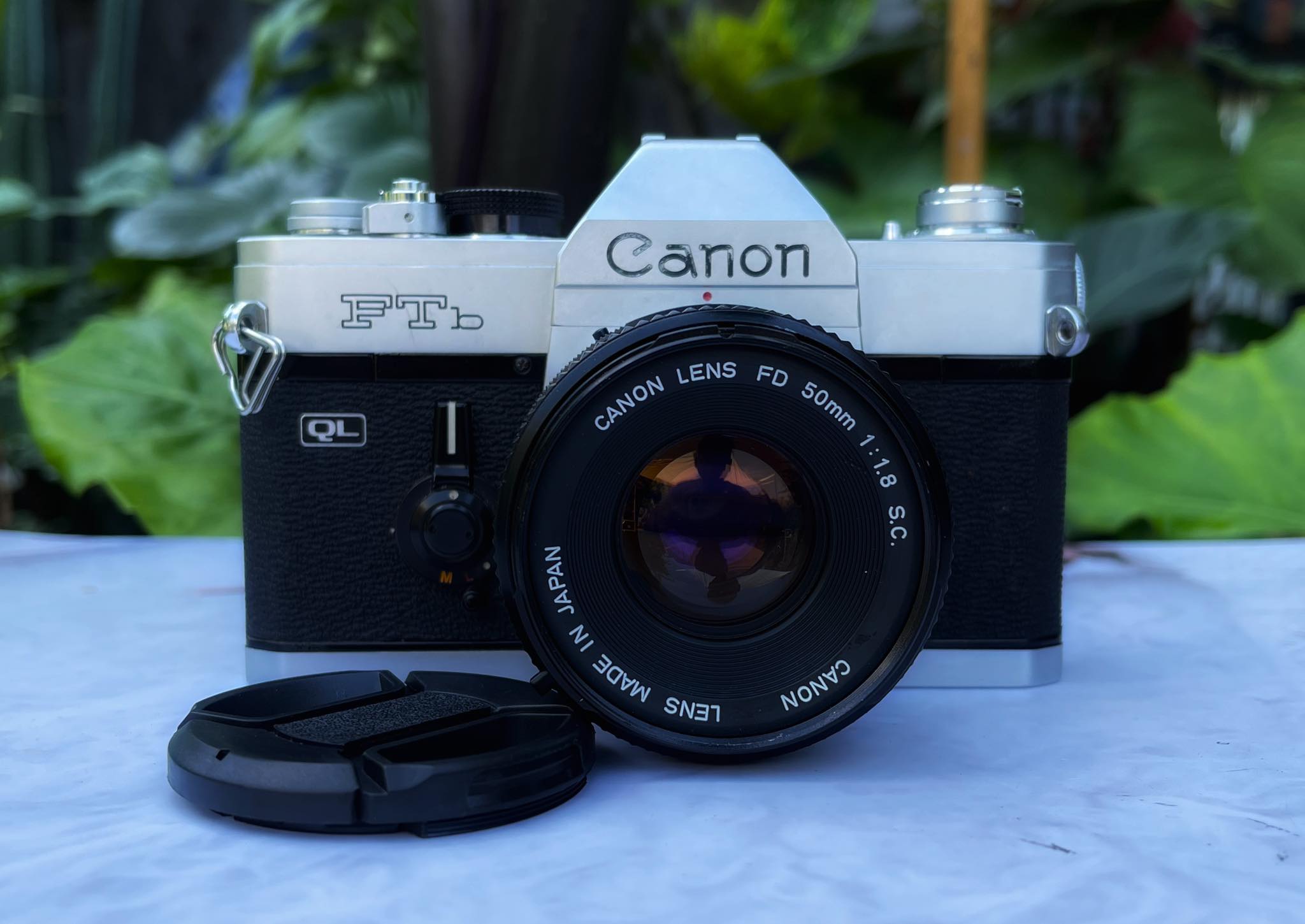 CANON FTB QL CANON LENS FD 50MM.F1.8 S.C