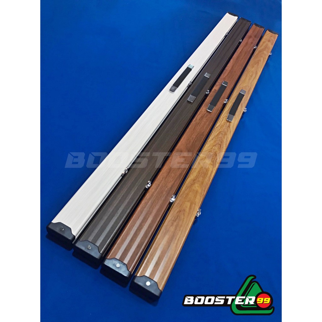 [KG21-KG24] กล่องใส่ไม้คิว ท่อนเดียว 2ด้าม อลูA ลายไม้