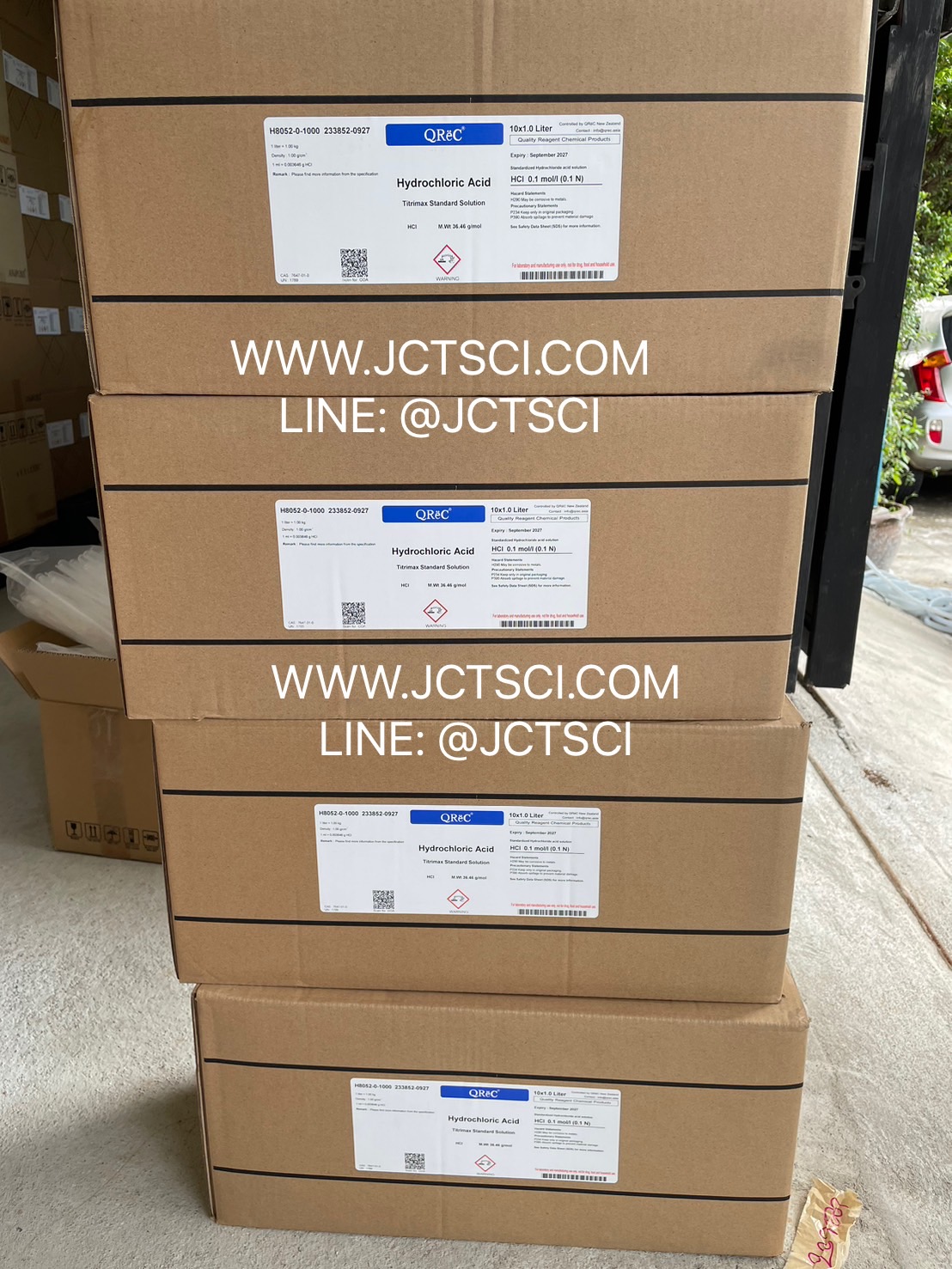 Hydrochloric Acid, Volumetric Solution (0.1 Mol/L) 1 L. QReC™