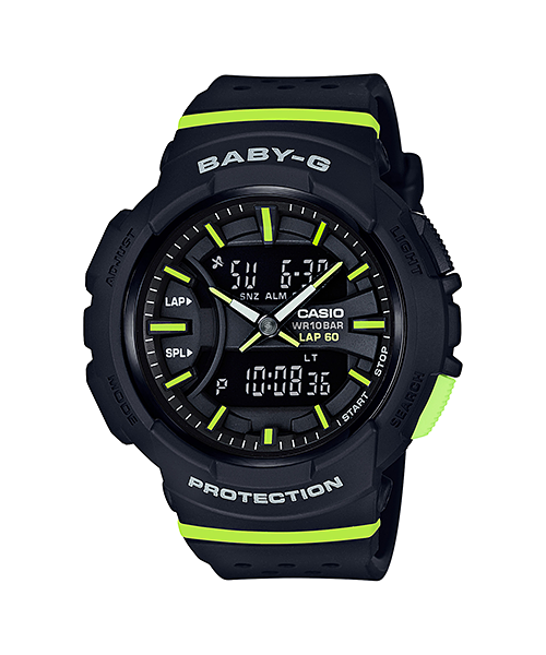 CASIO BABY-G นาฬิกาข้อมือ นาฬิกากันน้ำ นาฬิกาของแท้ ประกันศูนย์ CMG 1 ปี รุ่น BGA-240-1A2 นาฬิกาสีดำ