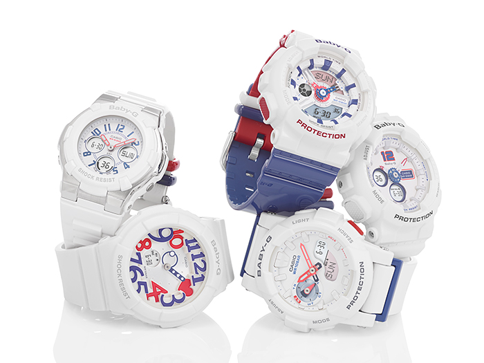 CASIO BABY-G นาฬิกาข้อมือ นาฬิกากันน้ำ นาฬิกาของแท้ ประกันศูนย์ CMG 1 ปี รุ่น BGA-185TR-7A นาฬิกาสีขาว