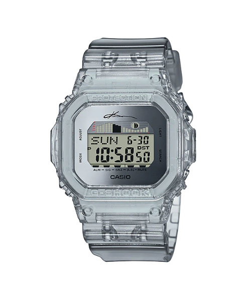 CASIO G-SHOCK นาฬิกาข้อมือ นาฬิกากันน้ำ นาฬิกาของแท้ ประกันศูนย์ CMG 1 ปี รุ่น GLX-5600KI-7 นาฬิกาสีเทา