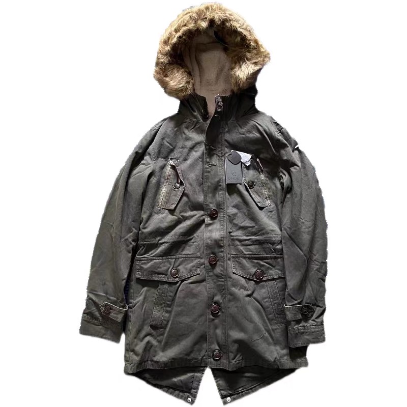 Enos jean75 เสื้อกันหนาว ติดฮูท เสื้อcoat แบรนด์ ENOS JEAN 75 แต่งซับขนอุ่นด้านใน (ขนด้านในถอดใส่ได้ทั้งชิ้นเลยคะ เขียว