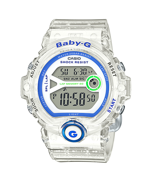 CASIO BABY-G นาฬิกาข้อมือ นาฬิกากันน้ำ นาฬิกาของแท้ ประกันศูนย์ CMG 1 ปี รุ่น BG-6903-7D นาฬิกาสีขาว