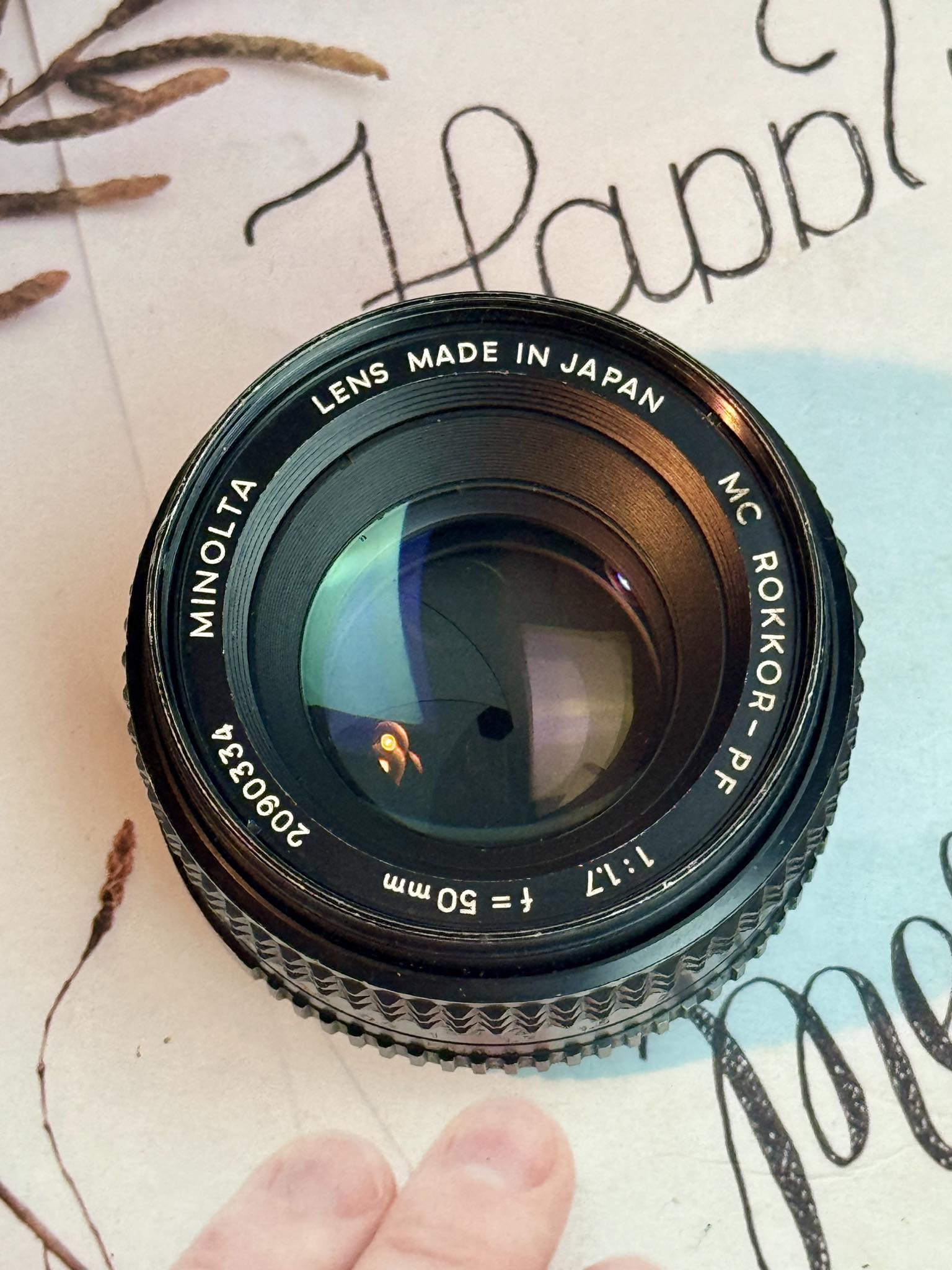 MINOLTA MC ROKKOR-PF 50MM F1.7 MD MOUNT