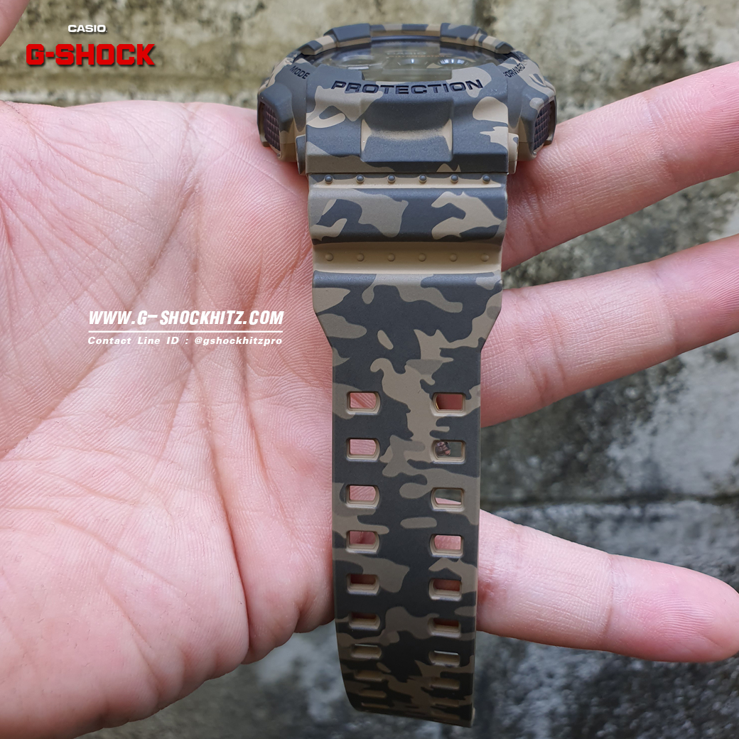 CASIO MID YEAR SALE G-SHOCK นาฬิกาข้อมือ นาฬิกากันน้ำ นาฬิกาของแท้ ประกันศูนย์ CMG 1 ปี รุ่น GD-120CM-5A นาฬิกาสีน้ำตาล