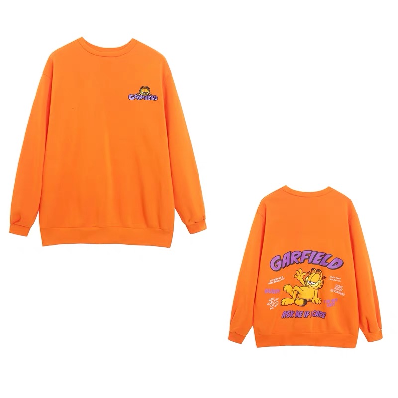 เสื้อวอร์ม สเวตเตอร์ การ์ฟืลด์ สีเหลือง เสื้อ GARFIELD สีขาว ผ้าFleece Winnie the pooh แขนยาว สีครีม ลายการ์ตูน DISNEYงานสวย มากคะ I'd rather be in bed สำเนา สำเนา สำเนา สำเนา ขาว
