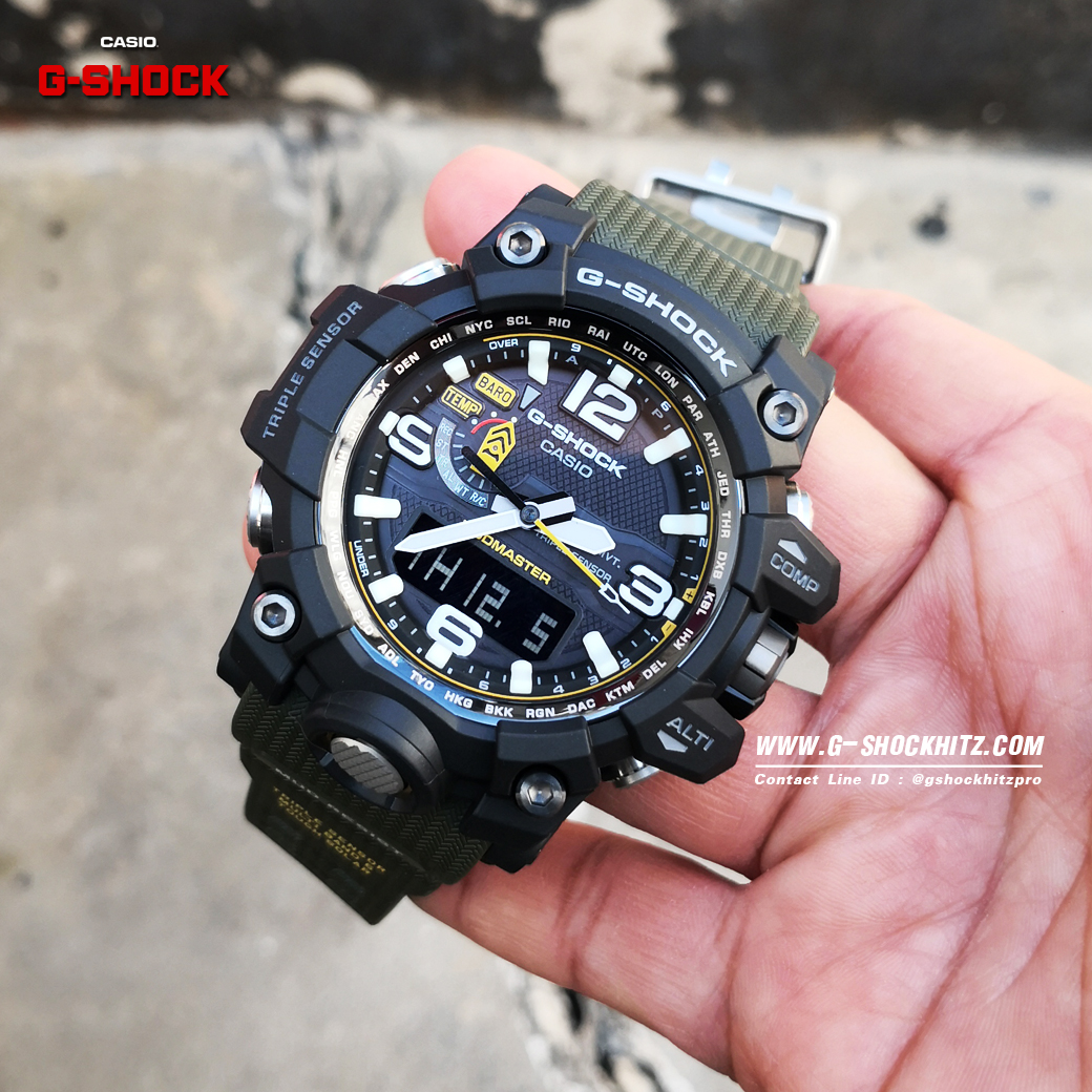 CASIO G-SHOCK นาฬิกาข้อมือ นาฬิกากันน้ำ นาฬิกาของแท้ ประกันศูนย์ CMG 1 ปี รุ่น GWG-1000-1A3 นาฬิกาสีดำ