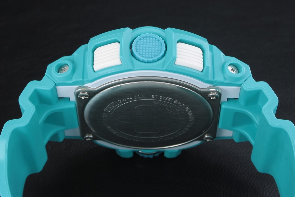 CASIO MID YEAR SALE G-SHOCK พร้อมส่ง นาฬิกาข้อมือ นาฬิกากันน้ำ นาฬิกาของแท้ ประกันศูนย์ CMG 1 ปี รุ่น GA-400A-2A นาฬิกาสีฟ้า