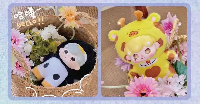 Baby Billie the Animal Pajamas Party เด็กน้อยในชุดนอนสัตว์ต่างๆ รุ่นซิป พร้อมสายสะพาย V.2