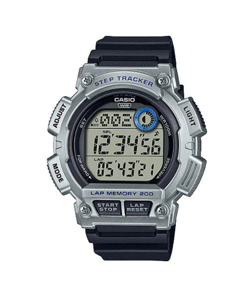 CASIO นาฬิกาคาสิโอ นาฬิกาข้อมือ นาฬิกากันน้ำ นาฬิกาของแท้ ประกันศูนย์ CMG 1 ปี รุ่น WS-2100H-1A2 นาฬิกาสีดำ