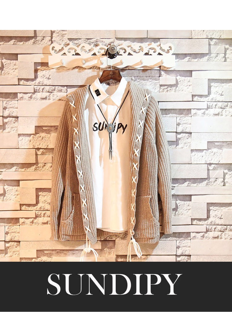 เสื้อหนาวไหมพรม หมวกฮู้ด แต่งเชือก ไหมพรมถัก เนื้อไหม นุ่ม สวย งานญี่ปุ่นคะ Size L สำเนา สำเนา
