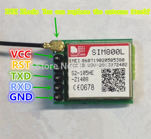 SIM800L 2G GPRS TCP IP Module MicroSIM Card GSM SMS Super 900A