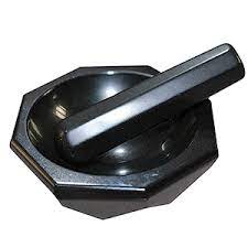 Pestle and Mortar , Black Granite โกร่งบดยาแกรนิต