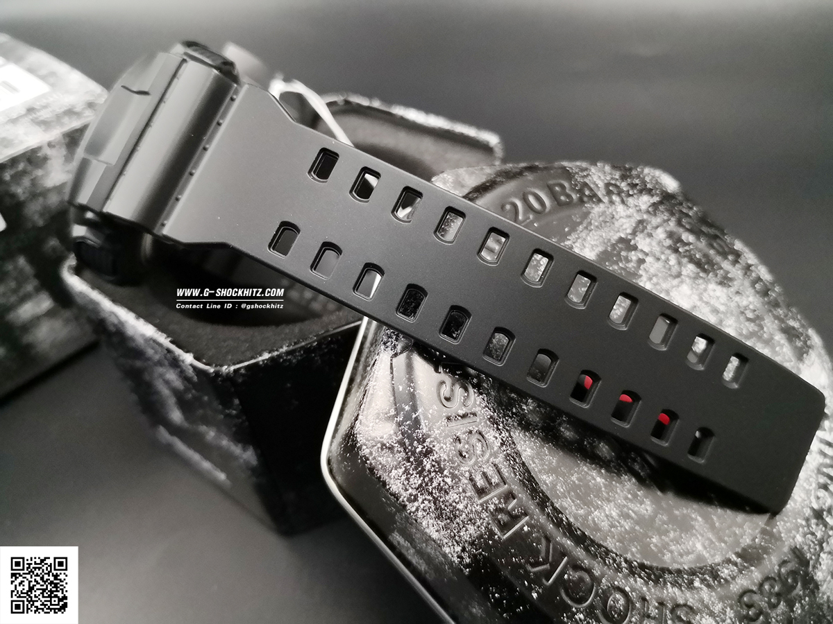 CASIO G-SHOCK นาฬิกาข้อมือ นาฬิกากันน้ำ นาฬิกาของแท้ ประกันศูนย์ CMG 1 ปี รุ่น GA-110-1B นาฬิกาสีดำ