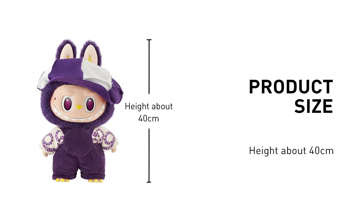 POP MART LABUBU × PRONOUNCE-BE FANCY NOW Vinyl Plush Doll ลาบูบู้แฟนซีม่วง PRONOUNCE-BE FANCY NOW