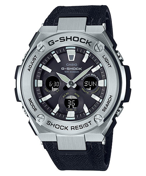 CASIO G-SHOCK นาฬิกาข้อมือ นาฬิกากันน้ำ นาฬิกาของแท้ ประกันศูนย์ CMG 1 ปี รุ่น GST-S330C-1A นาฬิกาสีดำ