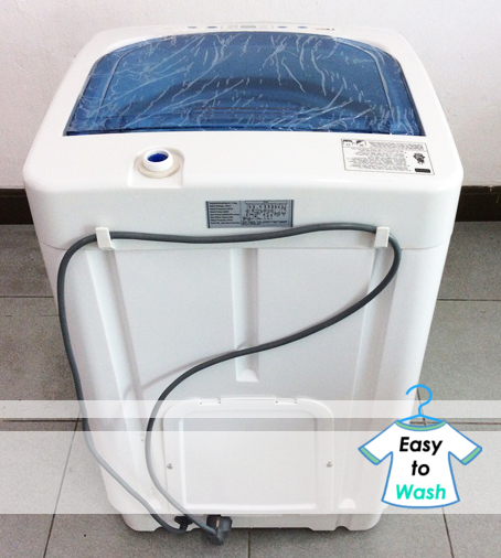 เครื่องซักผ้ามินิ EasytoWash 2.5 KG รุ่นอัตโนมัติ 100% กดปุ่มเดียว รอตากได้เลย ไม่ต้องเฝ้า