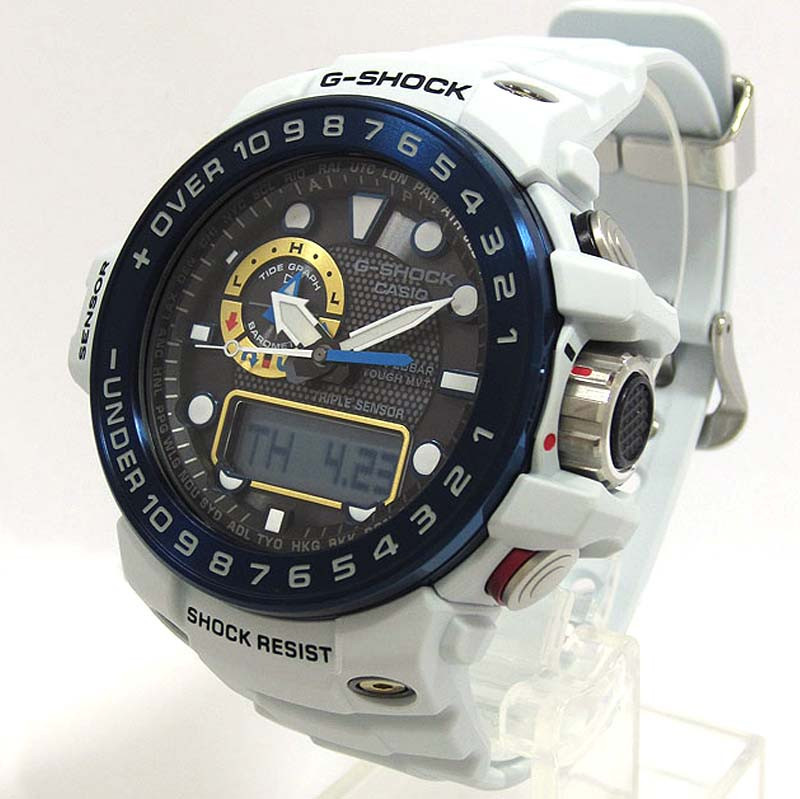 CASIO G-SHOCK นาฬิกาข้อมือ นาฬิกากันน้ำ นาฬิกาของแท้ ประกันศูนย์ CMG 1 ปี รุ่น GWN-1000E-8A นาฬิกาสีเทา