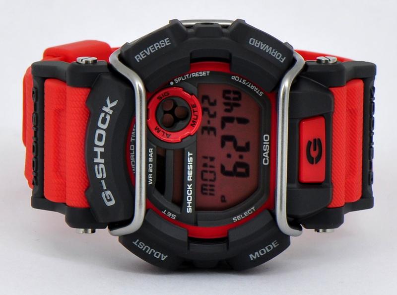 CASIO G-SHOCK นาฬิกาข้อมือ นาฬิกากันน้ำ นาฬิกาของแท้ ประกันศูนย์ CMG 1 ปี รุ่น GD-400-4 นาฬิกาสีแดง