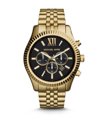 Michael Kors Men's MK8286 Lexington Gold-Tone Stainless Steel Watch