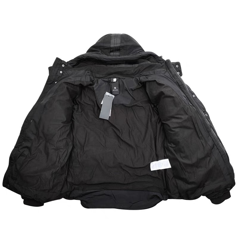 เสื้อกันหนาว เสื้อฮู้ดเฟอร์ บุนวมอุ่น สีขาว แบรนด์ SMOG (padded puffer coat ขาว
