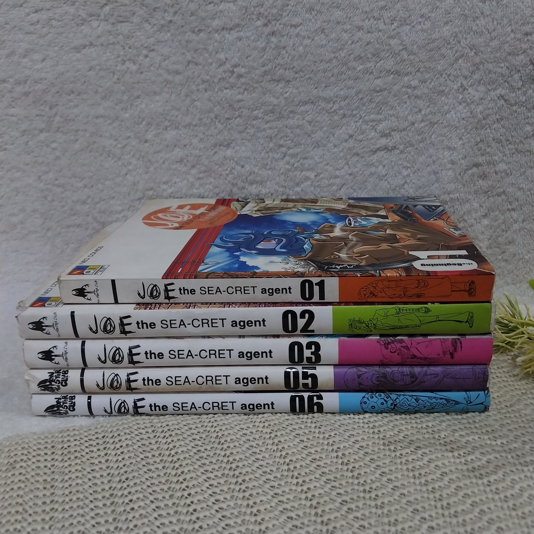 JOE the SEA-CRET Agent โจ นักสืบหัวปลาหมึก เล่ม 1-3,5,6 ไม่จบ / * ขาดเล่ม 4,7,8 / สุทิชาติ ศราภัยวานิช
