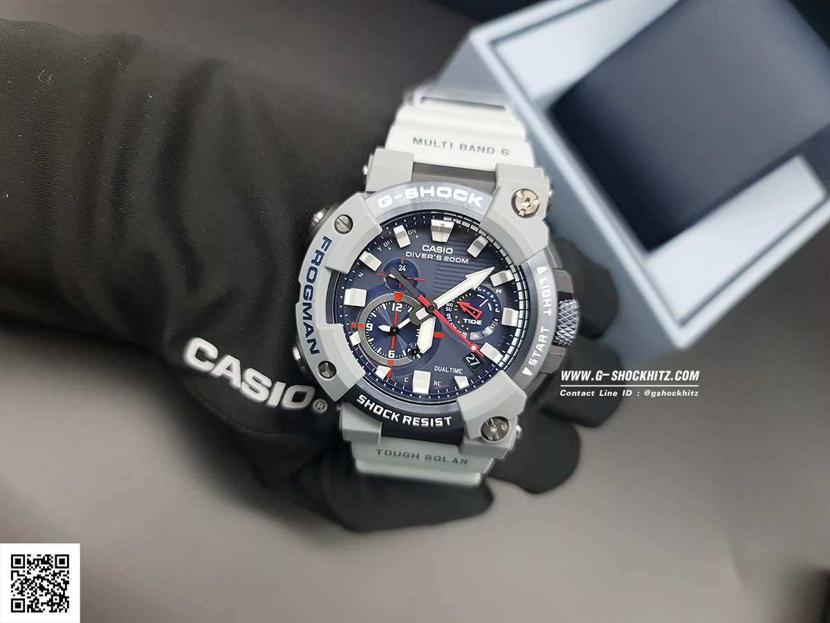 CASIO G-SHOCK นาฬิกาข้อมือ นาฬิกากันน้ำ นาฬิกาของแท้ ประกันศูนย์ CMG 1 ปี รุ่น GWF-A1000RN-8A นาฬิกาสีเทา