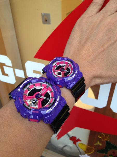 CASIO BABY-G นาฬิกาข้อมือ นาฬิกากันน้ำ นาฬิกาของแท้ ประกันศูนย์ CMG 1 ปี รุ่น BA-110NC-6A นาฬิกาสีม่วง