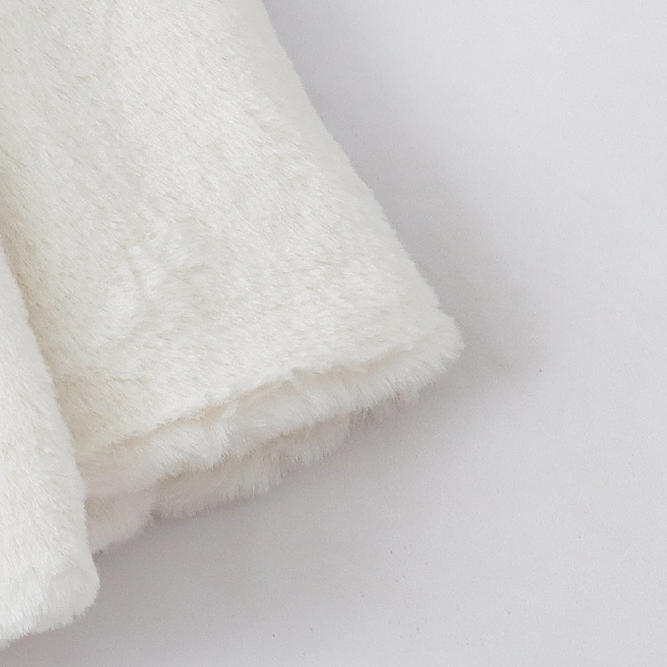 เสื้อเฟอร์กันหนาว หมวกฮู้ด เสื้อขน Fluffy coat แบรนด์ Shein ดำ