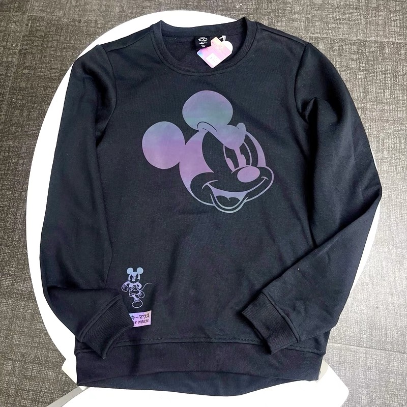 MICKEY &Friend long sleeve T-shirt 100 years of wonder สเวตเตอร์ สเวตเชิ้ต Mickey กันหนาว สีแดง DISNEY มิคกี้ Classic สำเนา สำเนา สำเนา แดง