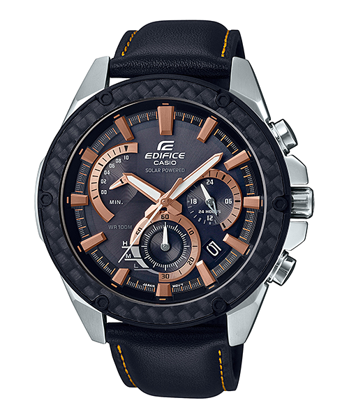 CASIO EDIFICE นาฬิกาข้อมือ นาฬิกากันน้ำ นาฬิกาของแท้ ประกันศูนย์ CMG 1 ปี รุ่น EQS-910L-1A นาฬิกาสีดำ