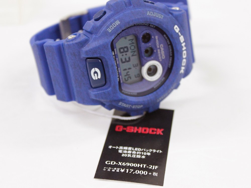 CASIO G-SHOCK นาฬิกาข้อมือ นาฬิกากันน้ำ นาฬิกาของแท้ ประกันศูนย์ CMG 1 ปี รุ่น GD-X6900HT-2 นาฬิกาสีน้ำเงิน