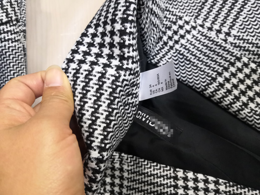 เสื้อโค้ท เสื้อคลุม ทรงสูท ลายตารางเทาดำ เสื้อคลุม เบลเซอร์ Blazer check ❄️แบรนด์✨H&M✨ แท้💯% แบรนด์ H&m