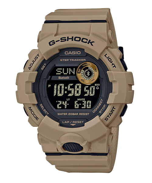 CASIO G-SHOCK นาฬิกาข้อมือ นาฬิกากันน้ำ นาฬิกาของแท้ ประกันศูนย์ CMG 1 ปี รุ่น GBD-800UC-5 นาฬิกาสีน้้ำตาล