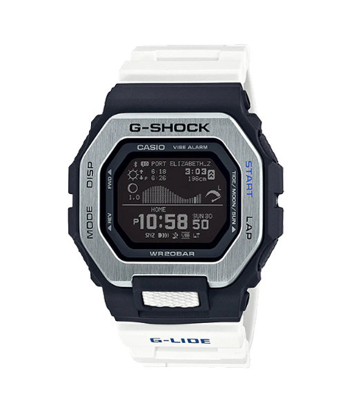 CASIO G-SHOCK นาฬิกาข้อมือ นาฬิกากันน้ำ นาฬิกาของแท้ ประกันศูนย์ CMG 1 ปี รุ่น GBX-100-7 นาฬิกาสีขาว