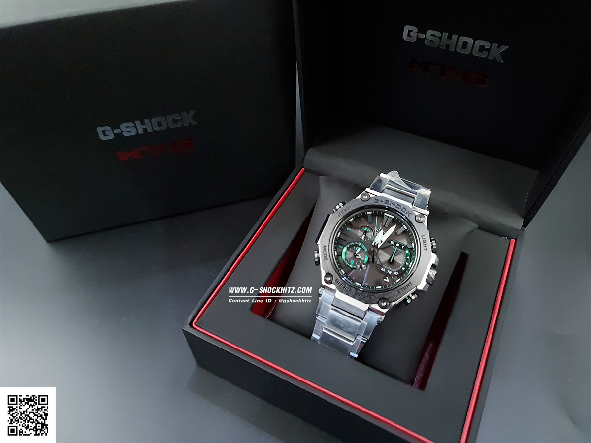 CASIO MID YEAR SALE G-SHOCK นาฬิกาข้อมือ นาฬิกากันน้ำ นาฬิกาของแท้ ประกันศูนย์ CMG 1 ปี รุ่น MTG-B2000XD-1A นาฬิกาสีเงิน