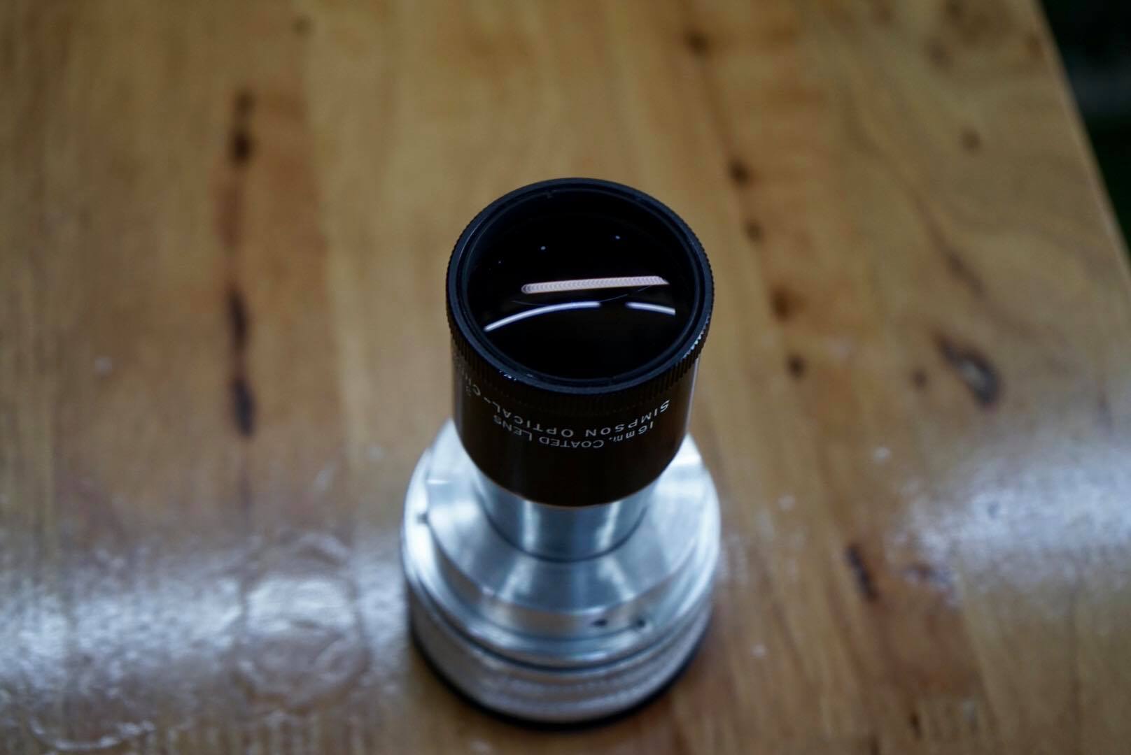 16MM.COATED LENS 3 INCH.F2 SIMPSOM OPTICAL CHICACO USA. MODIFLY SONY E MOUNT