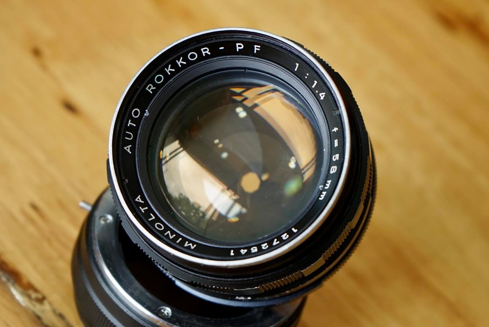 MINOLTA AUTO ROKKOR-PF 58MM.F1.4 MD MOUNT