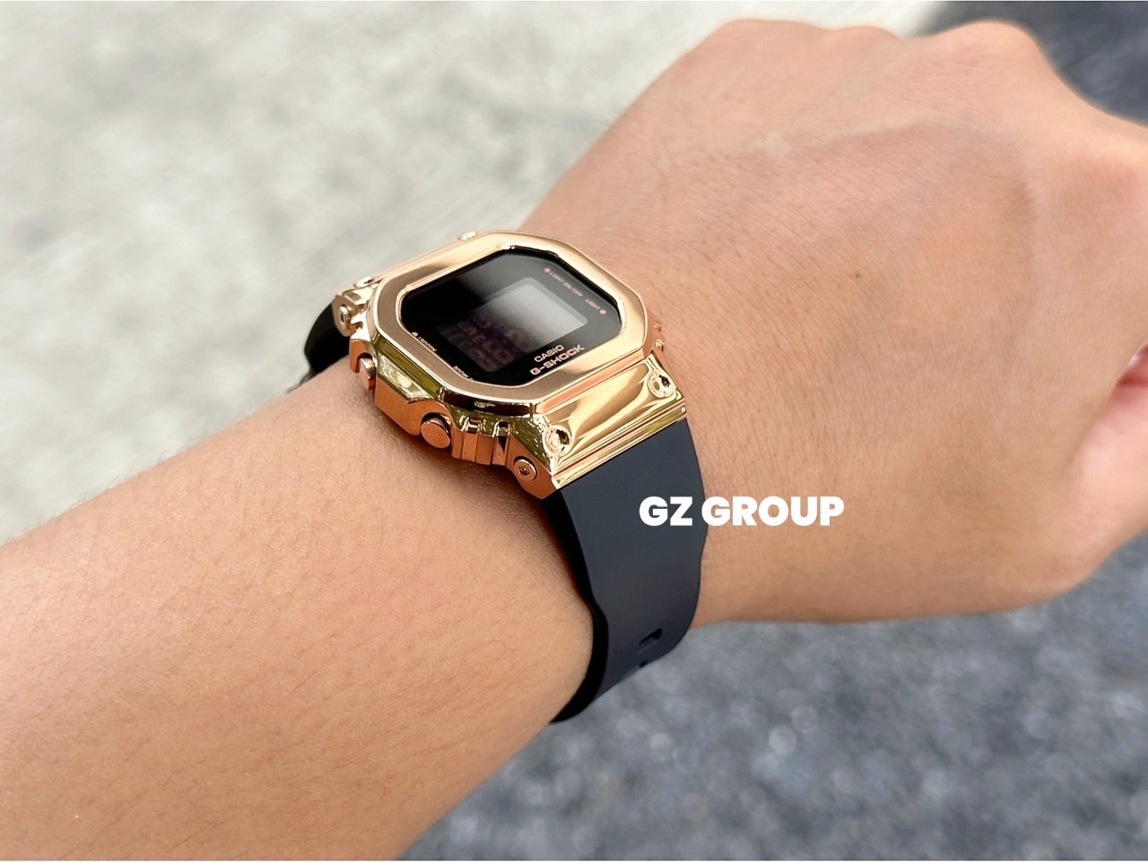 CASIO MID YEAR SALE G-SHOCK พร้อมส่ง นาฬิกาข้อมือ นาฬิกากันน้ำ นาฬิกาของแท้ ประกันศูนย์ CMG 1 ปี รุ่น GM-S5600PG-1 นาฬิกาสีดำ