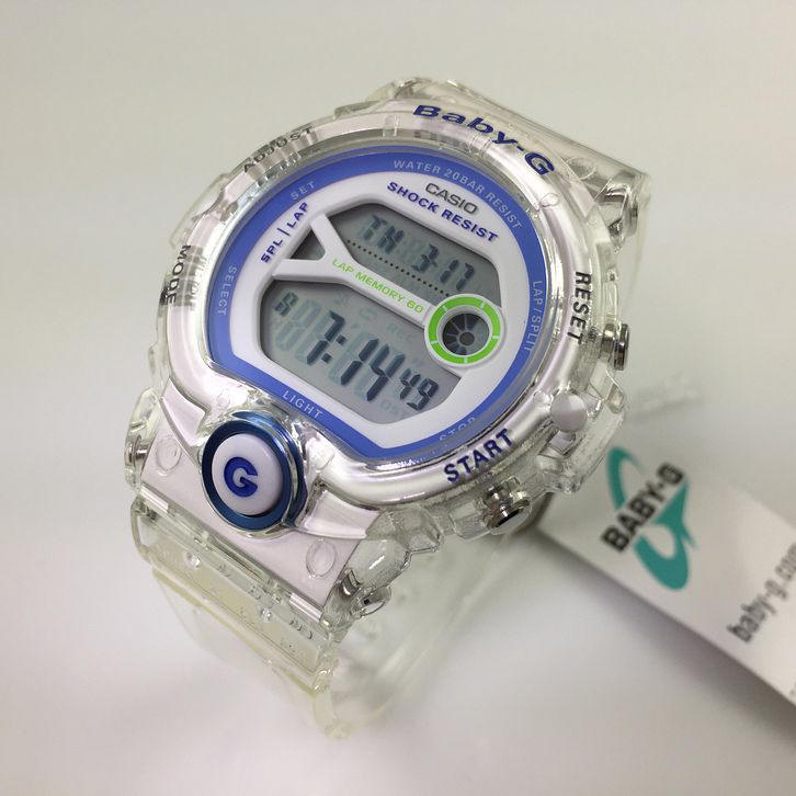 CASIO BABY-G นาฬิกาข้อมือ นาฬิกากันน้ำ นาฬิกาของแท้ ประกันศูนย์ CMG 1 ปี รุ่น BG-6903-7D นาฬิกาสีขาว