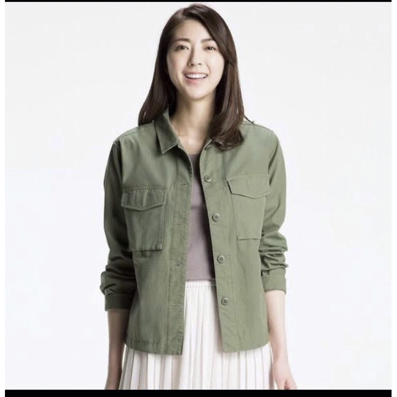 Grove เสื้อทหาร เสื้อฮู้ดเขียวทหาร เสื้อนอกแนวทหาร แพทเทินสวย เท่ห์มาก แบรน์GROVE (JAPAN) เขียว