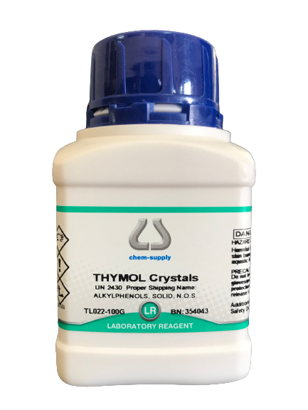 Thymol Crystals, Lab 100g Chem-Supply™