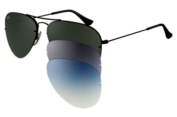 RayBan RB3460 002/71 AVIATOR FLIP OUT