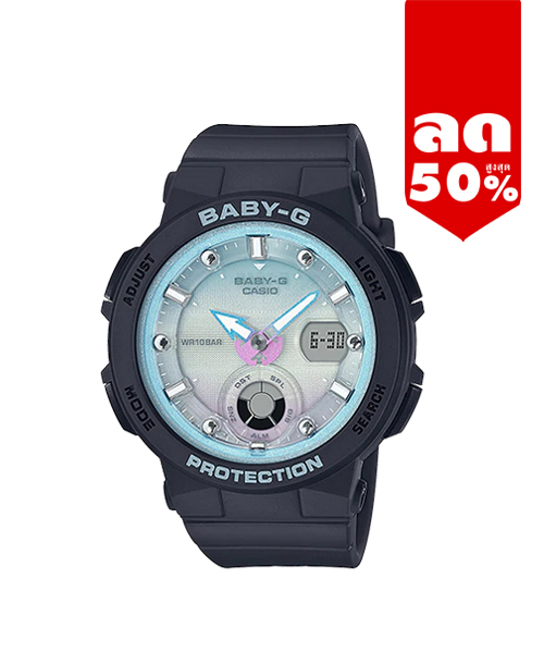 CASIO BABY-G นาฬิกาข้อมือ นาฬิกากันน้ำ นาฬิกาของแท้ ประกันศูนย์ CMG 1 ปี รุ่น BGA-250-1A2 นาฬิกาสีดำ